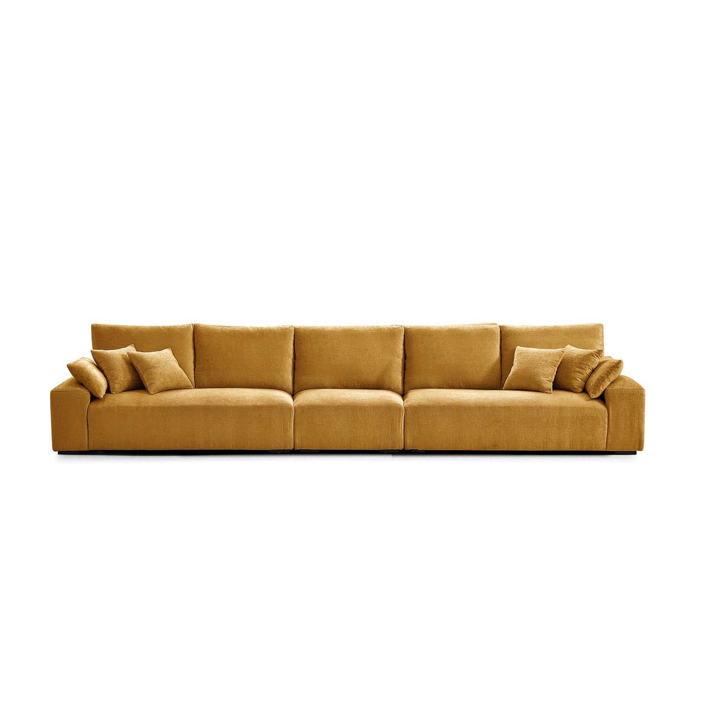 The Empress Yellow Sofa Set-Yellow-175.6"
