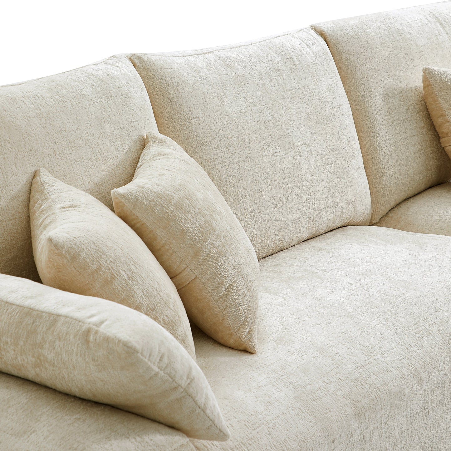 The Empress Gray Sofa-Beige
