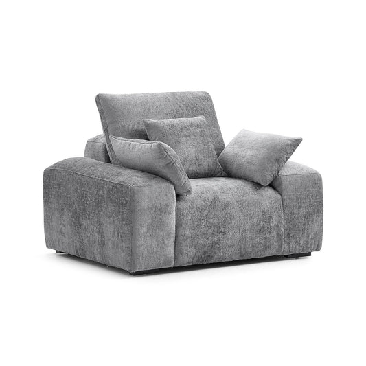 The Empress Gray Armchair-hidden