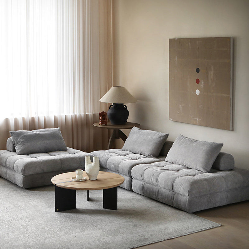 Block Modular White Sectional-Gray