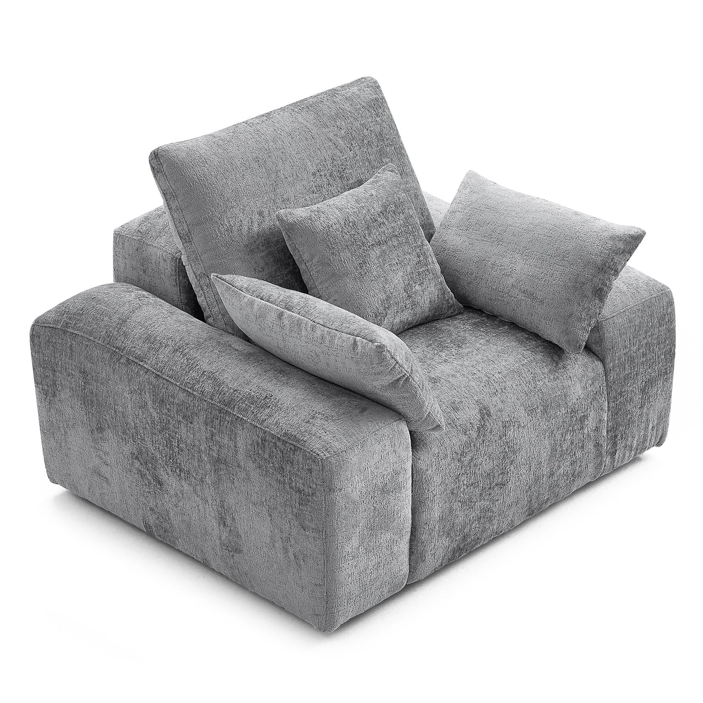 The Empress Yellow Sofa Set-Gray