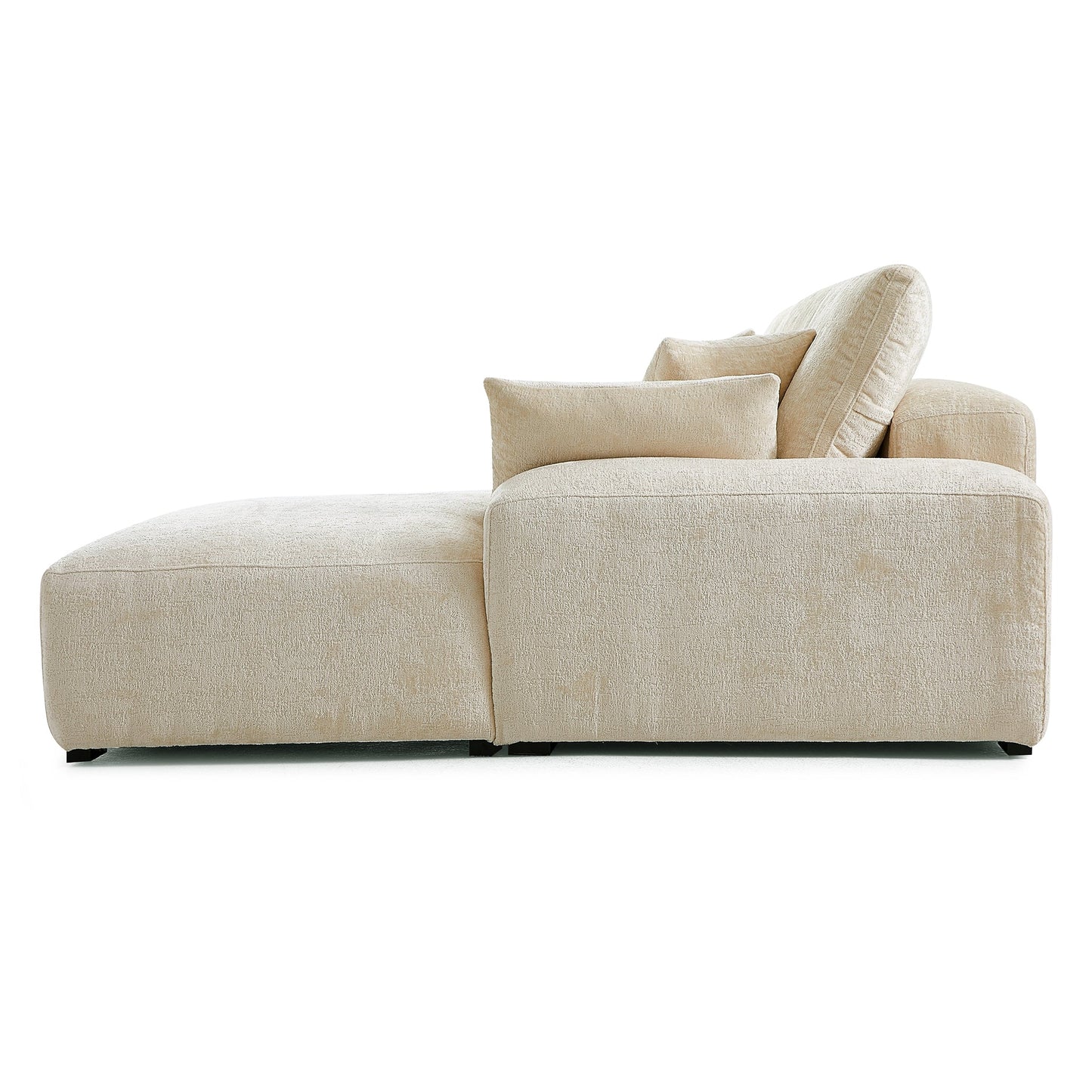 The Empress Gray Sectional-Beige