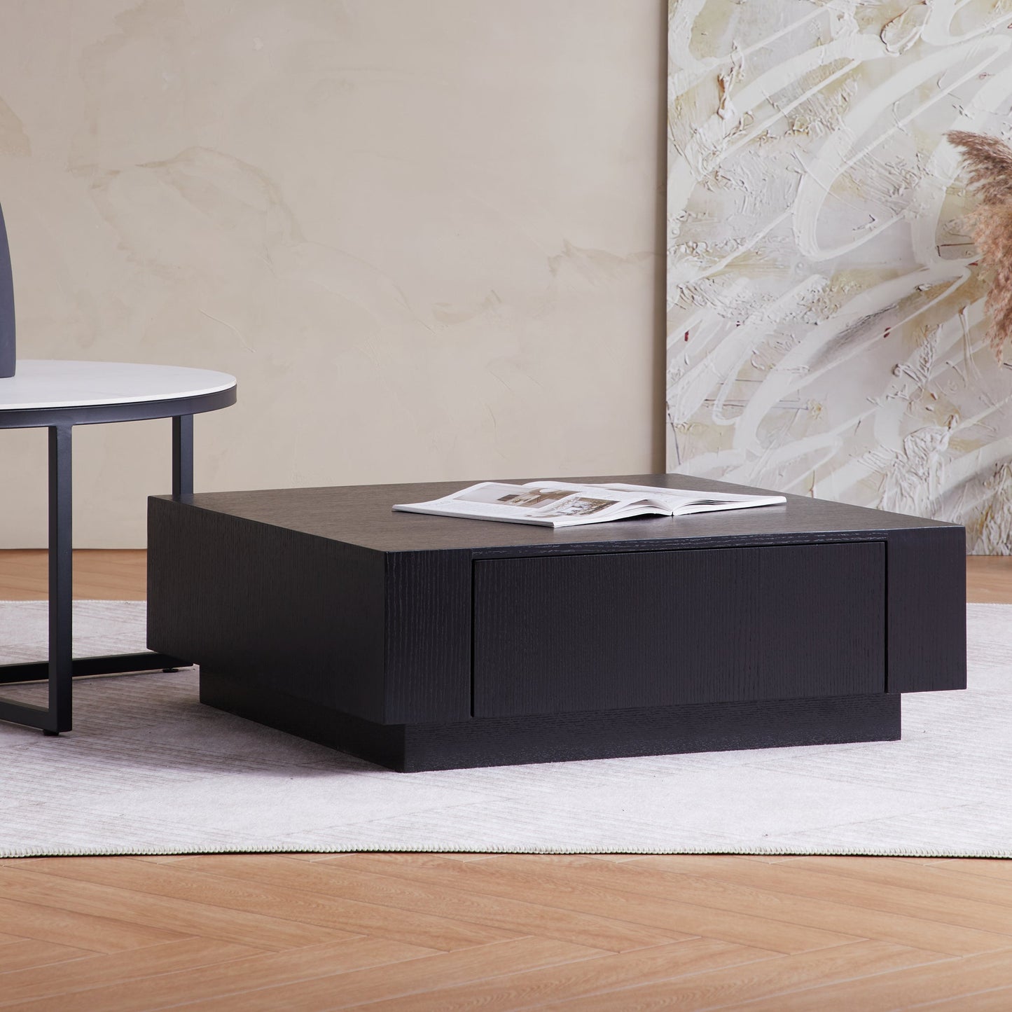 Clarence Round & Square Coffee Table Set-31.5″ & 27.6″