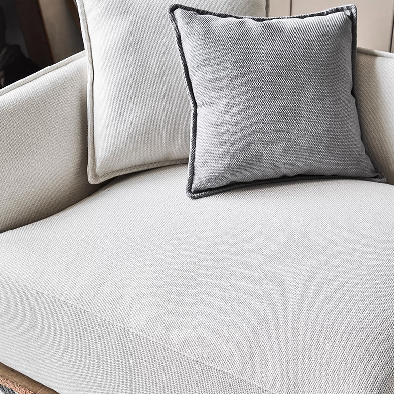 Serene Beige Fabric Sectional-Beige