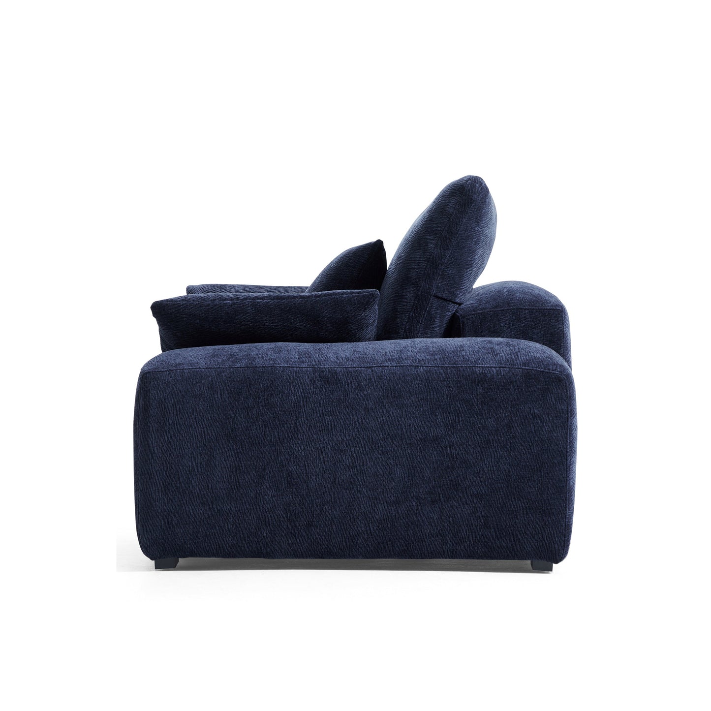 The Empress Navy Blue Armchair-Navy Blue