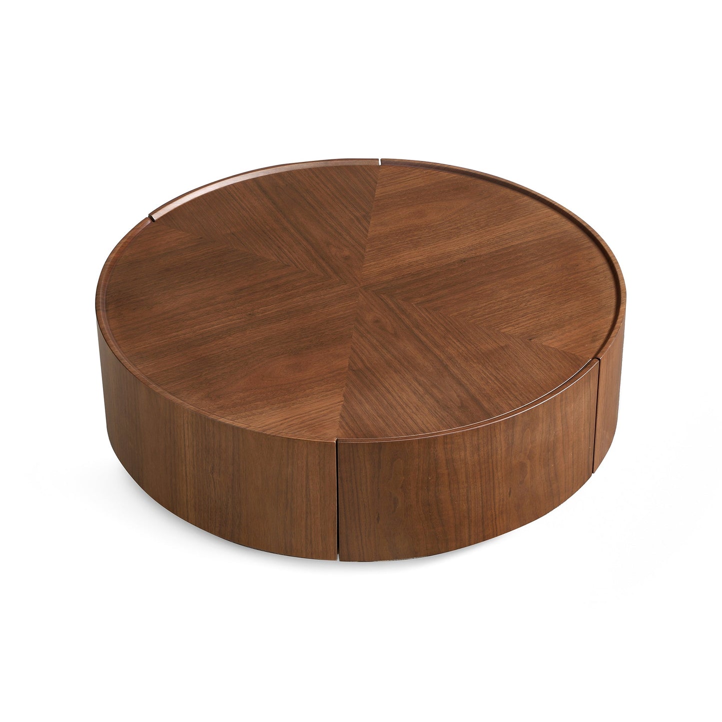 Caleb Round Coffee Table-35.4″