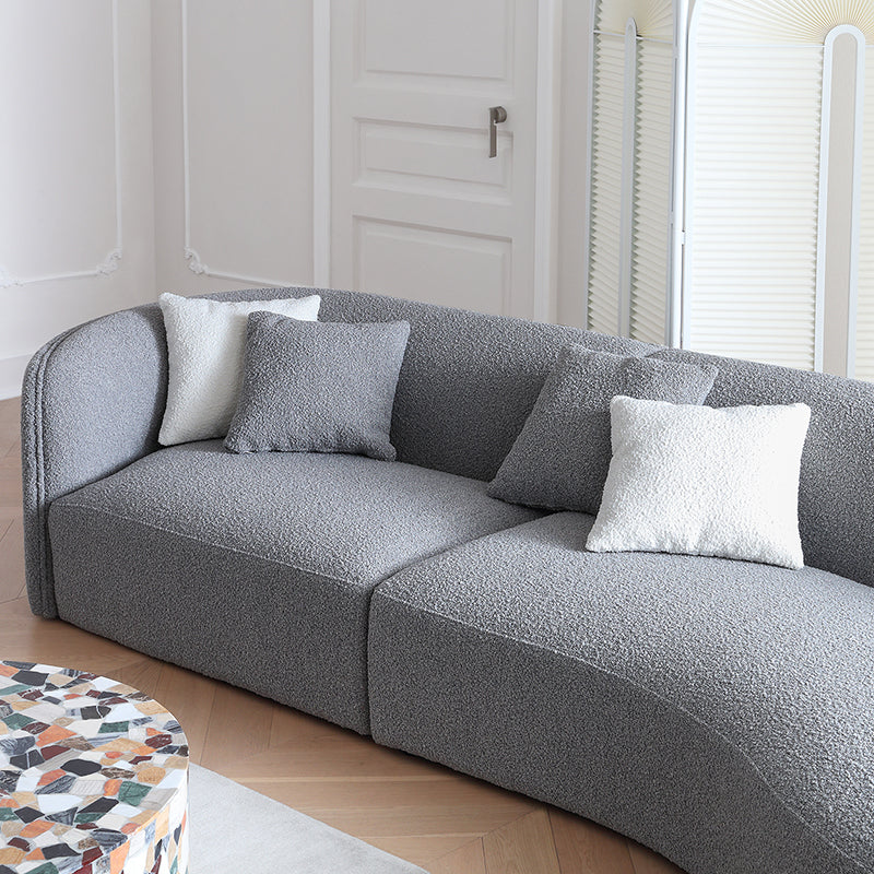 Crescent Bay Wabi Sabi Gray Sofa-Gray