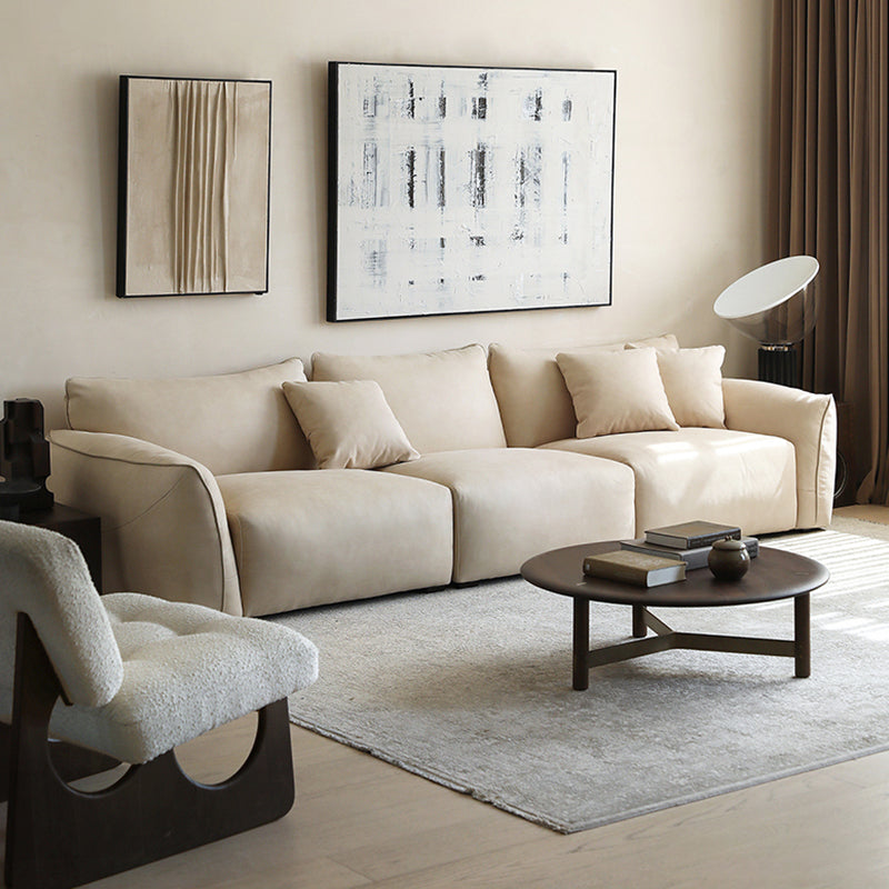 Minimalist Beige Milano Moda Sofa-Beige