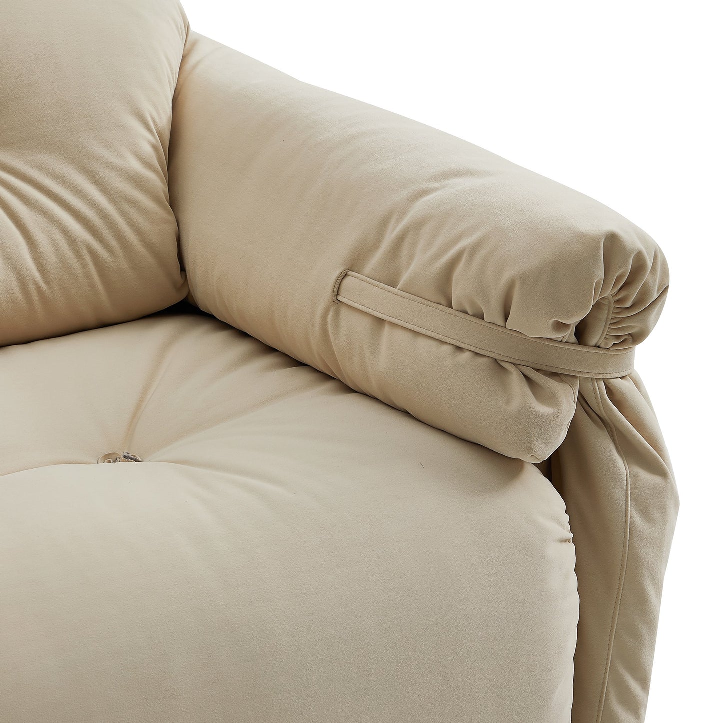 Butter Tufted Sofa-Khaki