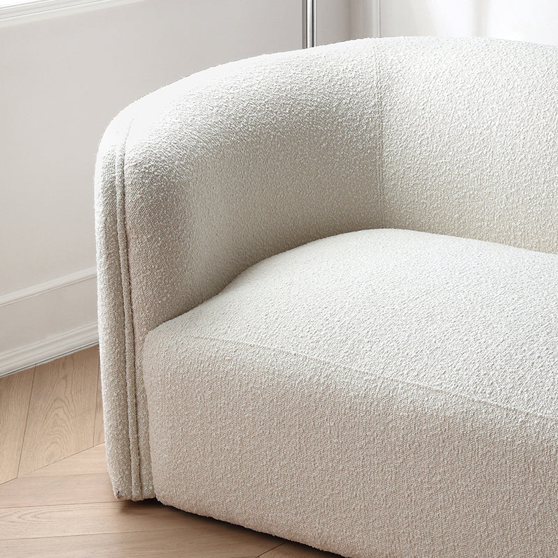 Crescent Bay Wabi Sabi Gray Sofa-White