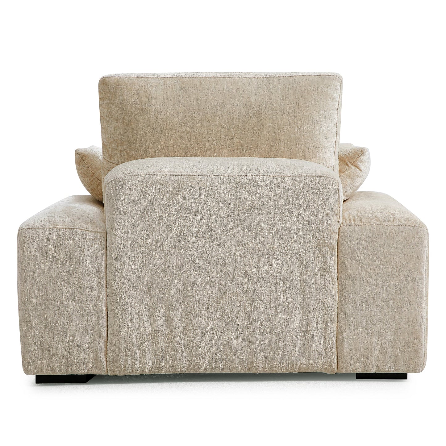 The Empress Gray Armchair-Beige