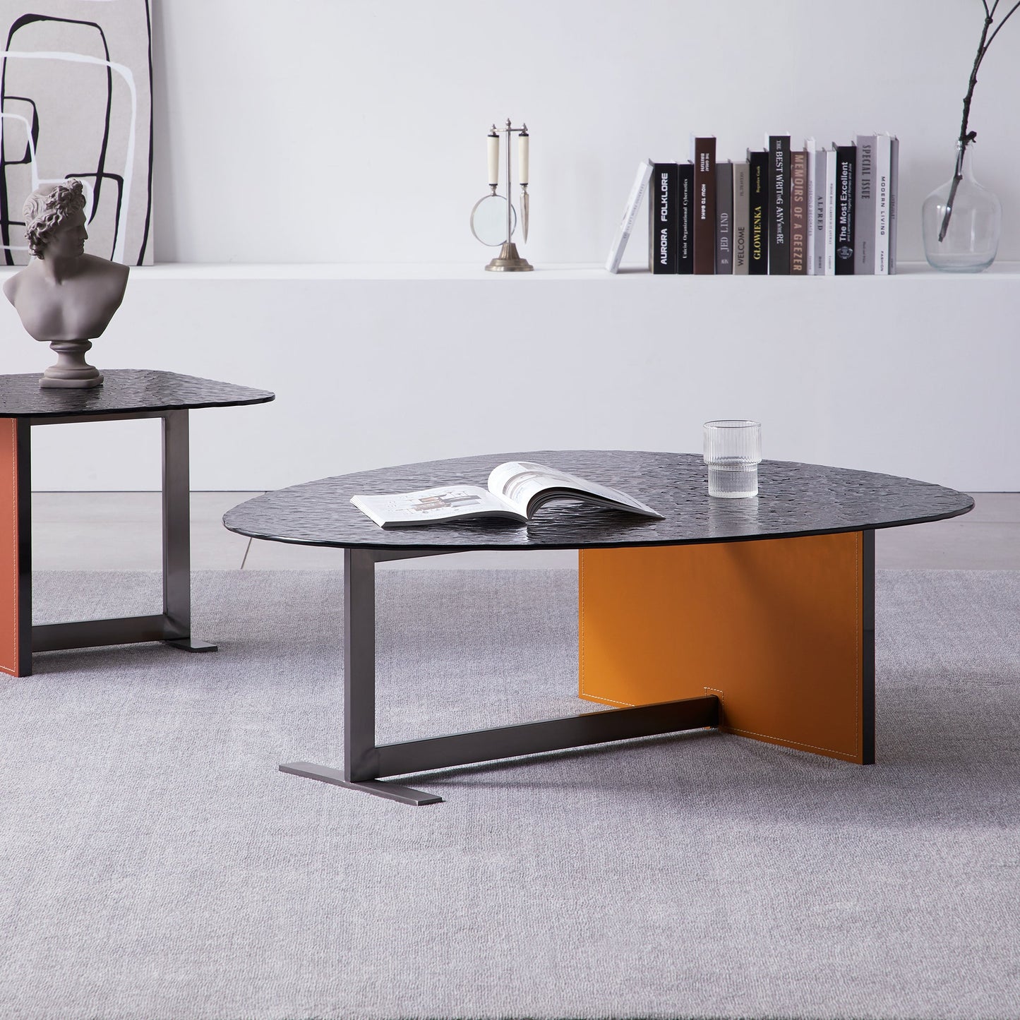 Ripple Coffee Table Set-39.4″ & 19.7″