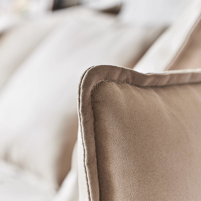 Filippo Khaki Velvet 3 seater Sofa-Khaki