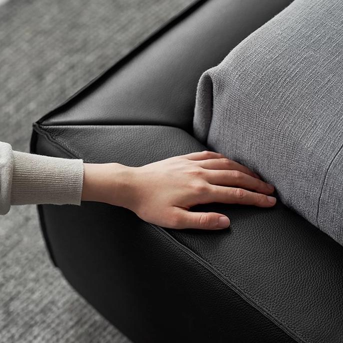 Pudding Leather Bed-Black