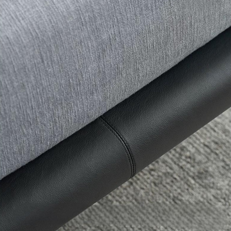 Choco Swirl Leather Bed-Black