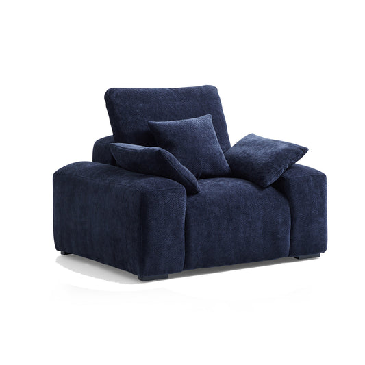 The Empress Navy Blue Armchair-hidden
