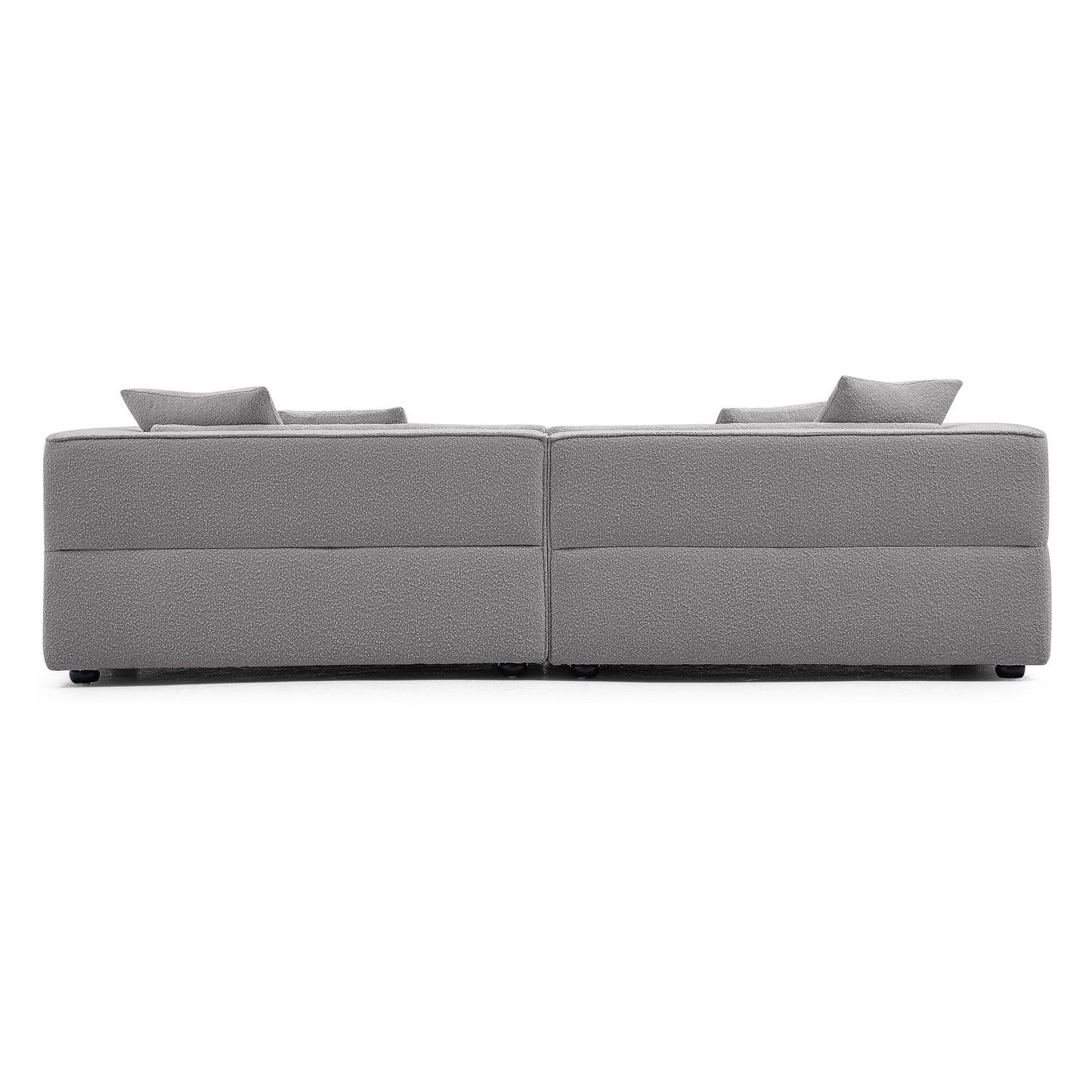 Nordic Modern Gray Sofa-Gray-4 Seater 103.1"