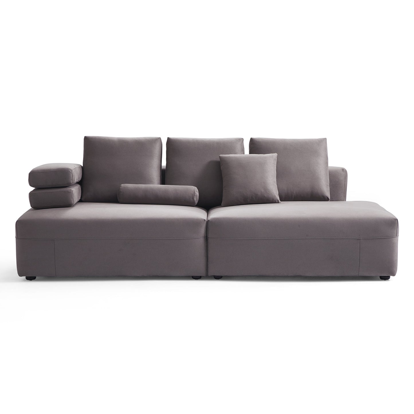 Composition Wabi Sabi Gray Sofa-Gray