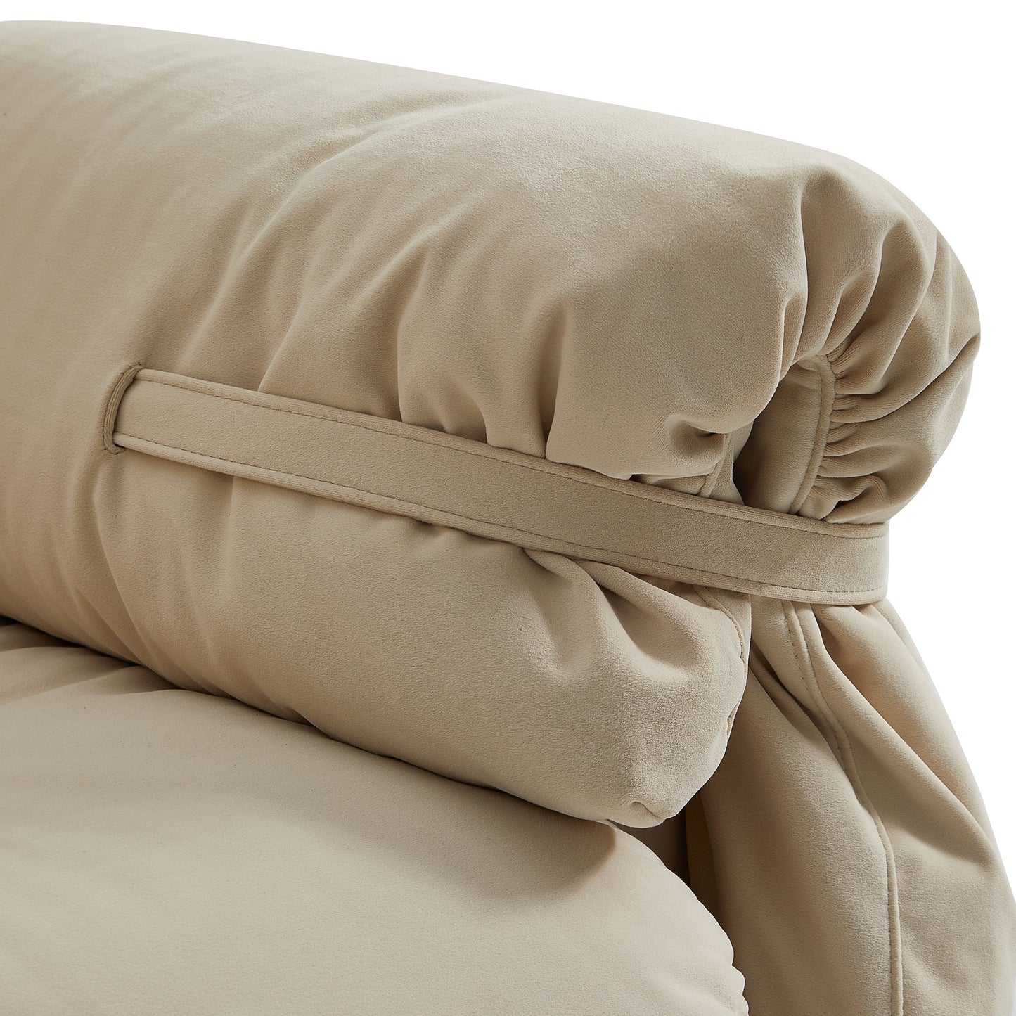 Butter Tufted Sofa-Khaki