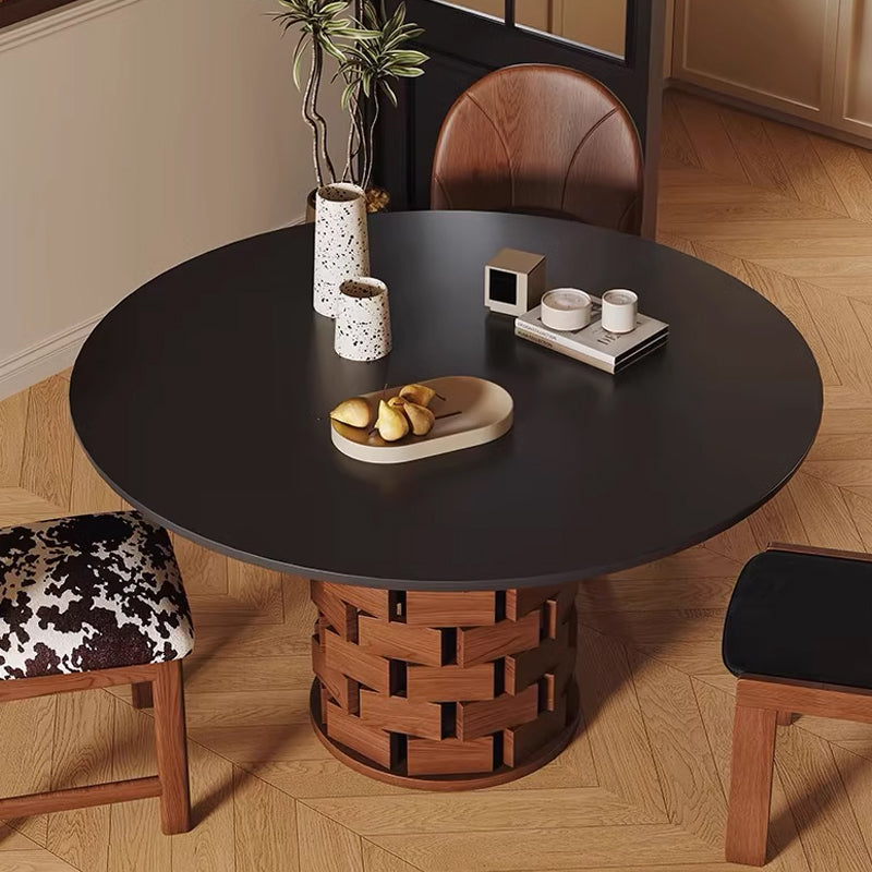 Grid Round Dining Table