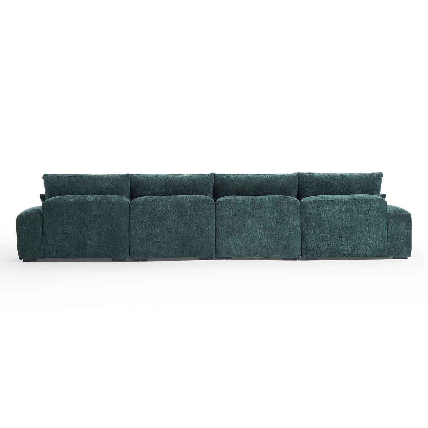 The Empress Green U Shaped Sectional-Green-161.4"
