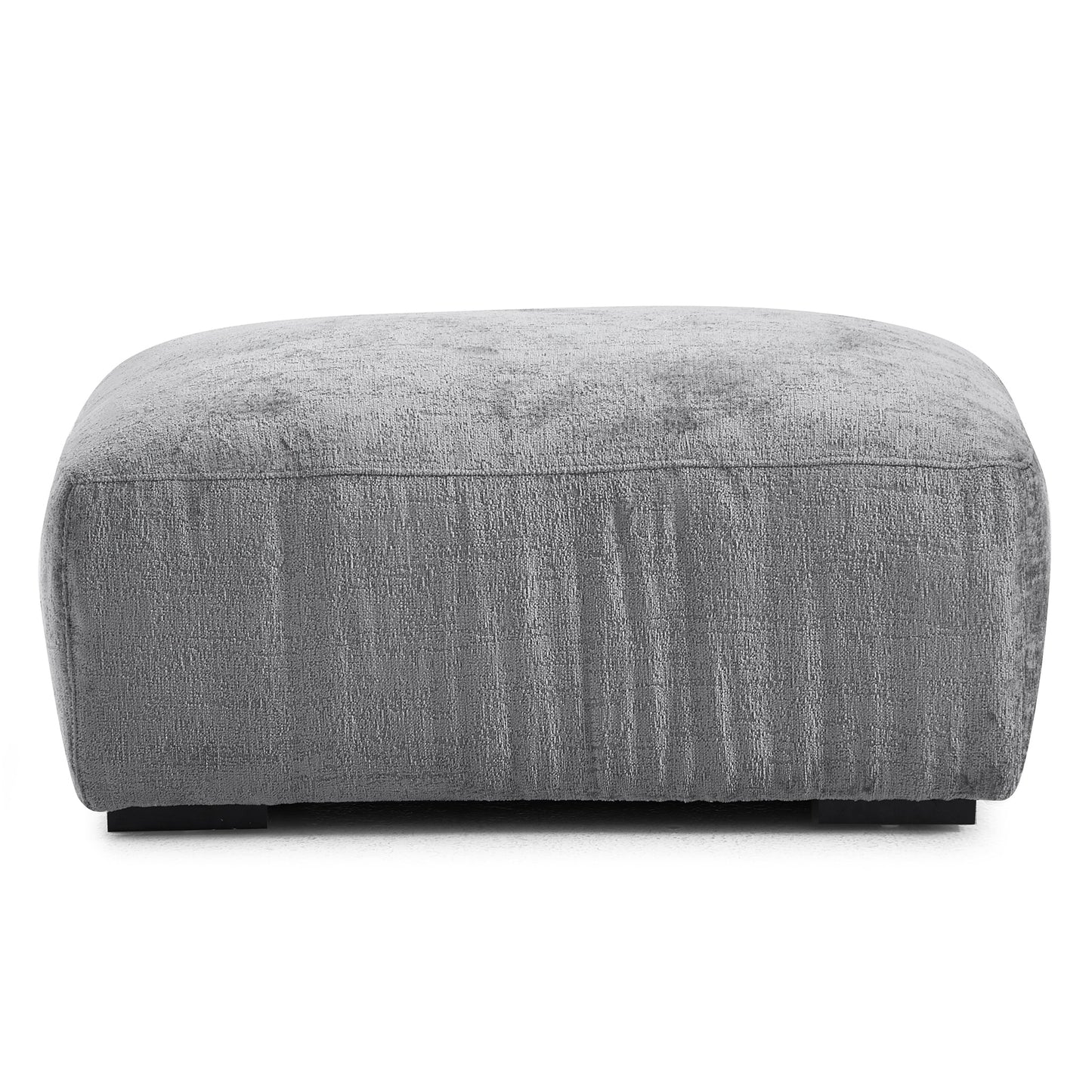 The Empress Gray Sofa and Ottoman-Gray