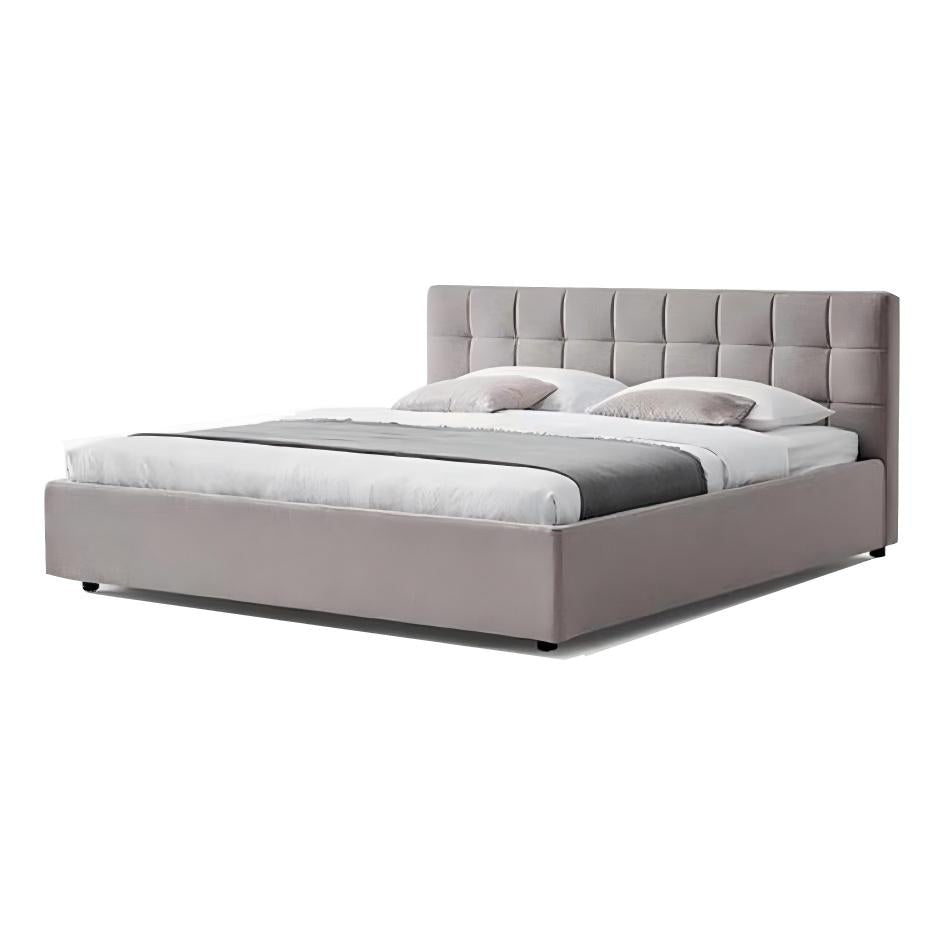 Sugar Cube Fabric Bed-Gray