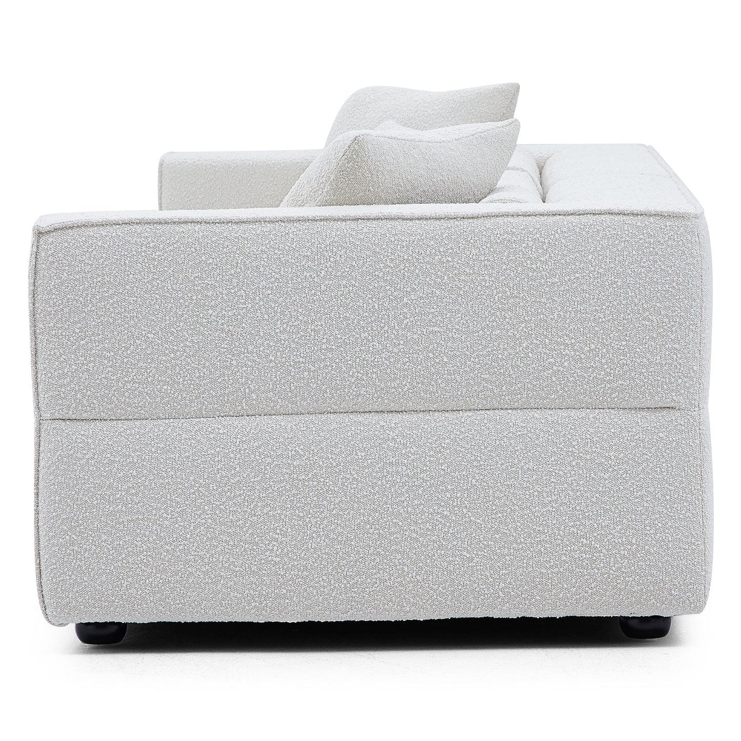 Nordic Modern Gray Sofa-White