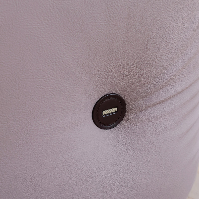 Teddy Minimalist Bean Bag Armless Chair & Lounger-Purple