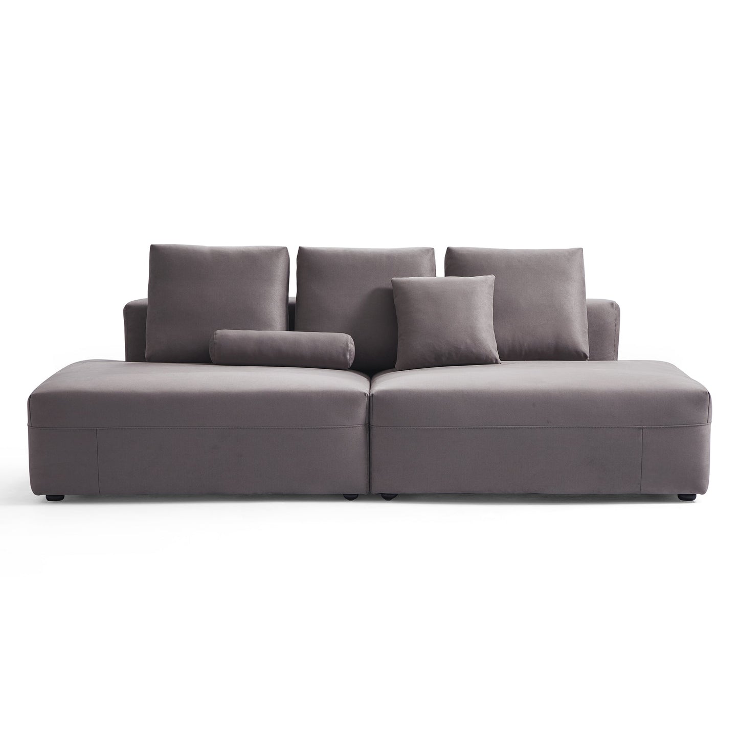 Composition Wabi Sabi Gray Sofa-Gray