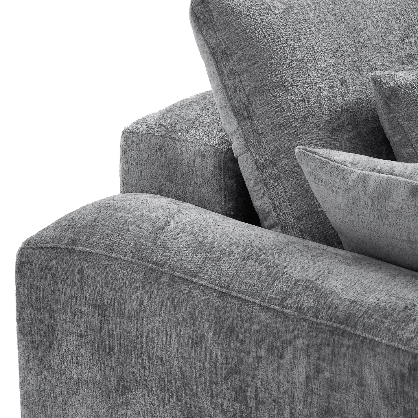 The Empress Camel Armchair-Gray