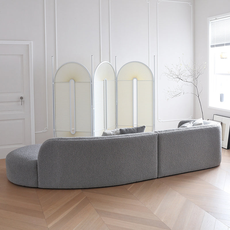 Crescent Bay Wabi Sabi Gray Sofa-Gray