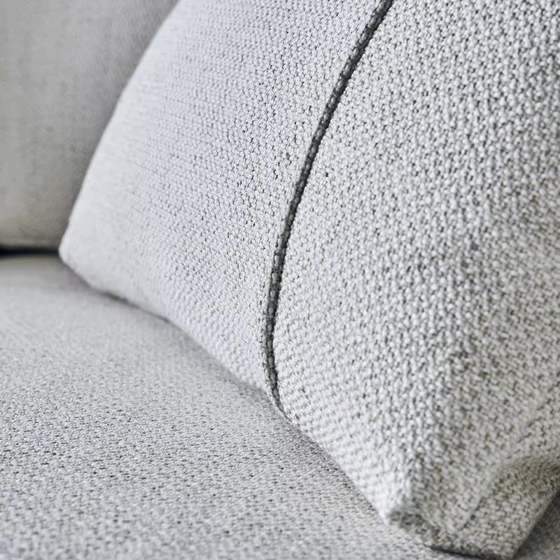 Bel Modern Gray Fabric Low Profile Sectional-Gray