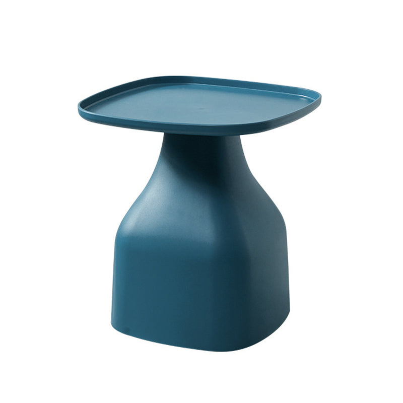 Modern Minimalist Square PP Coffee Table 1-Tier For Living Room