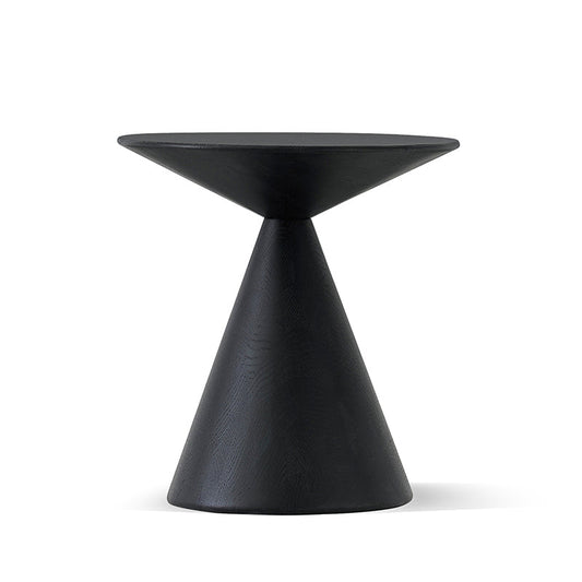 Raven Cone Shaped Oak Side Table-hidden