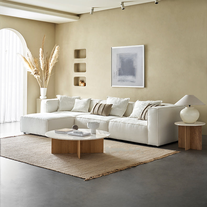 Origami Round Coffee Table Set-Natural