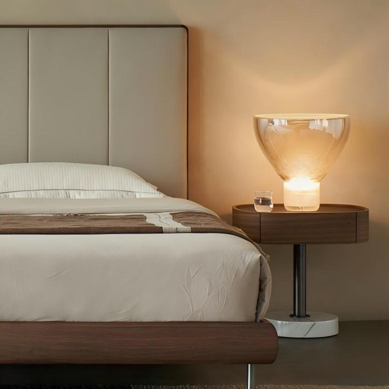 Muffin Edge Leather Bed-Brown