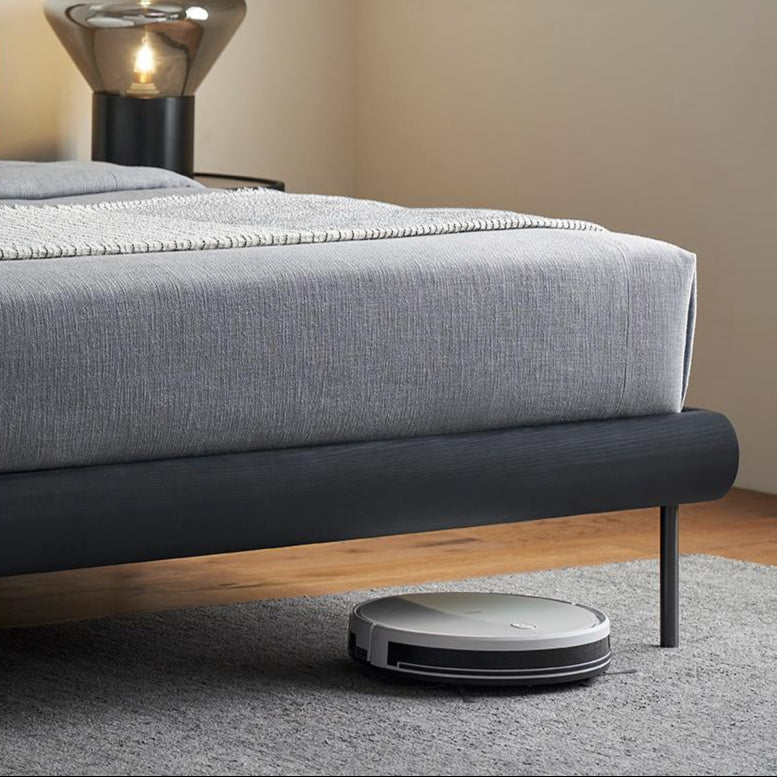 Muffin Edge Leather Bed-Black