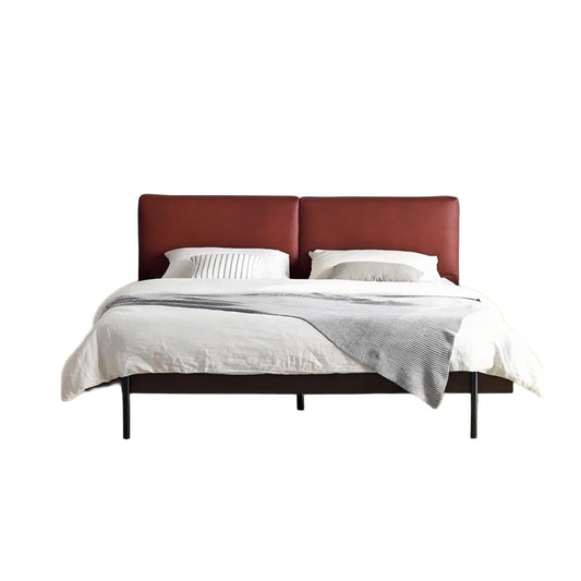 Maple Loaf Leather Bed