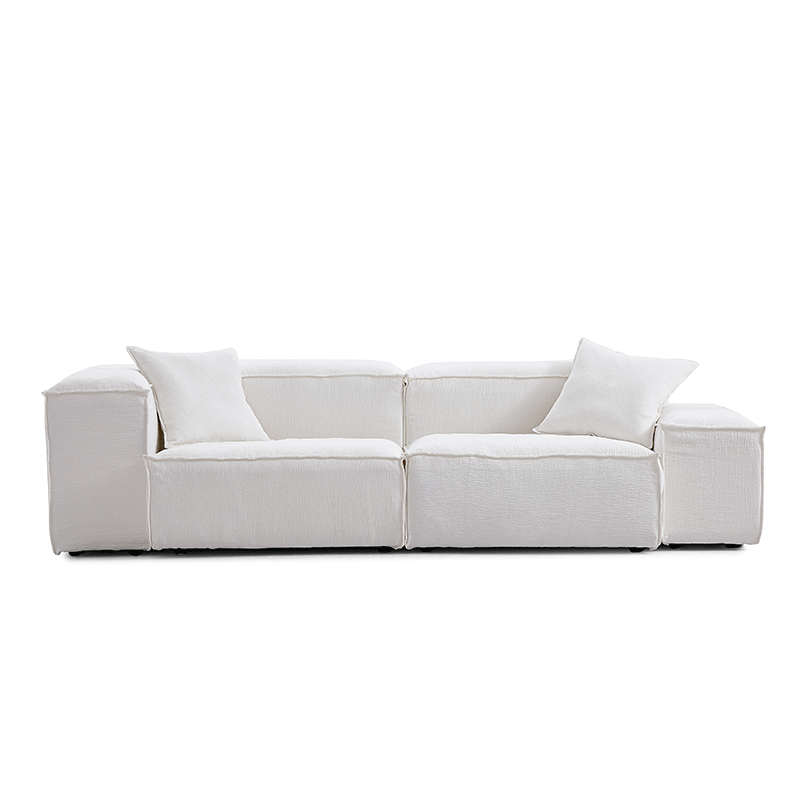Freedom Modular Khaki Sofa-White