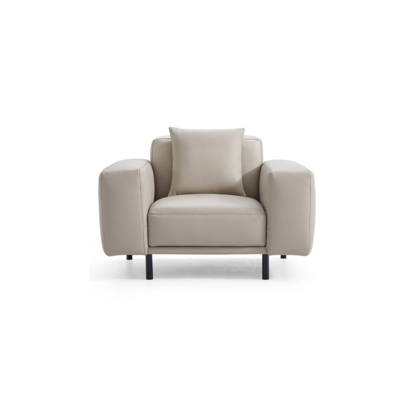Fauteuil canapé en cuir noble