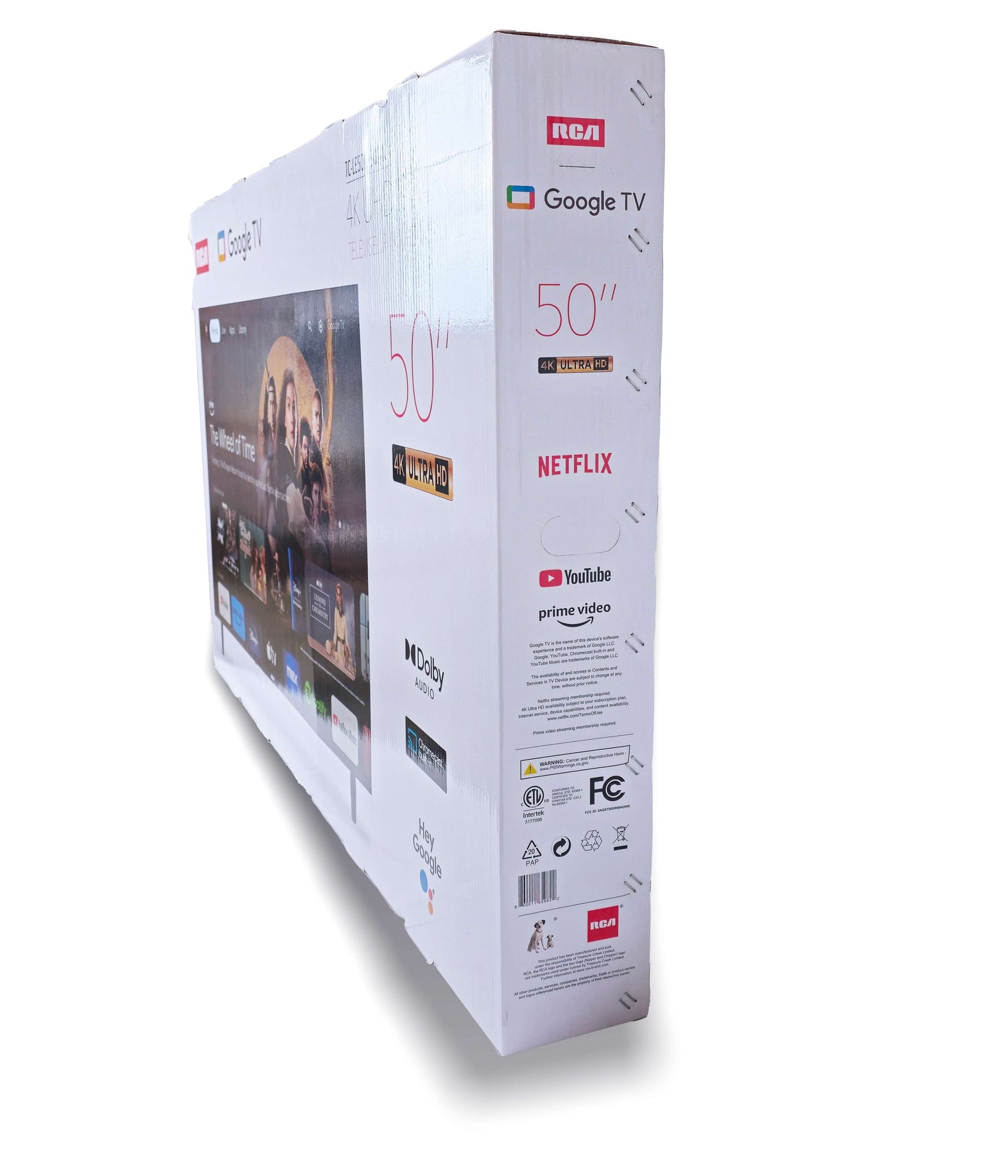 RCA 50" (4K) UHD Smart LED TV (TC-LE50K-GO2401) Google TV