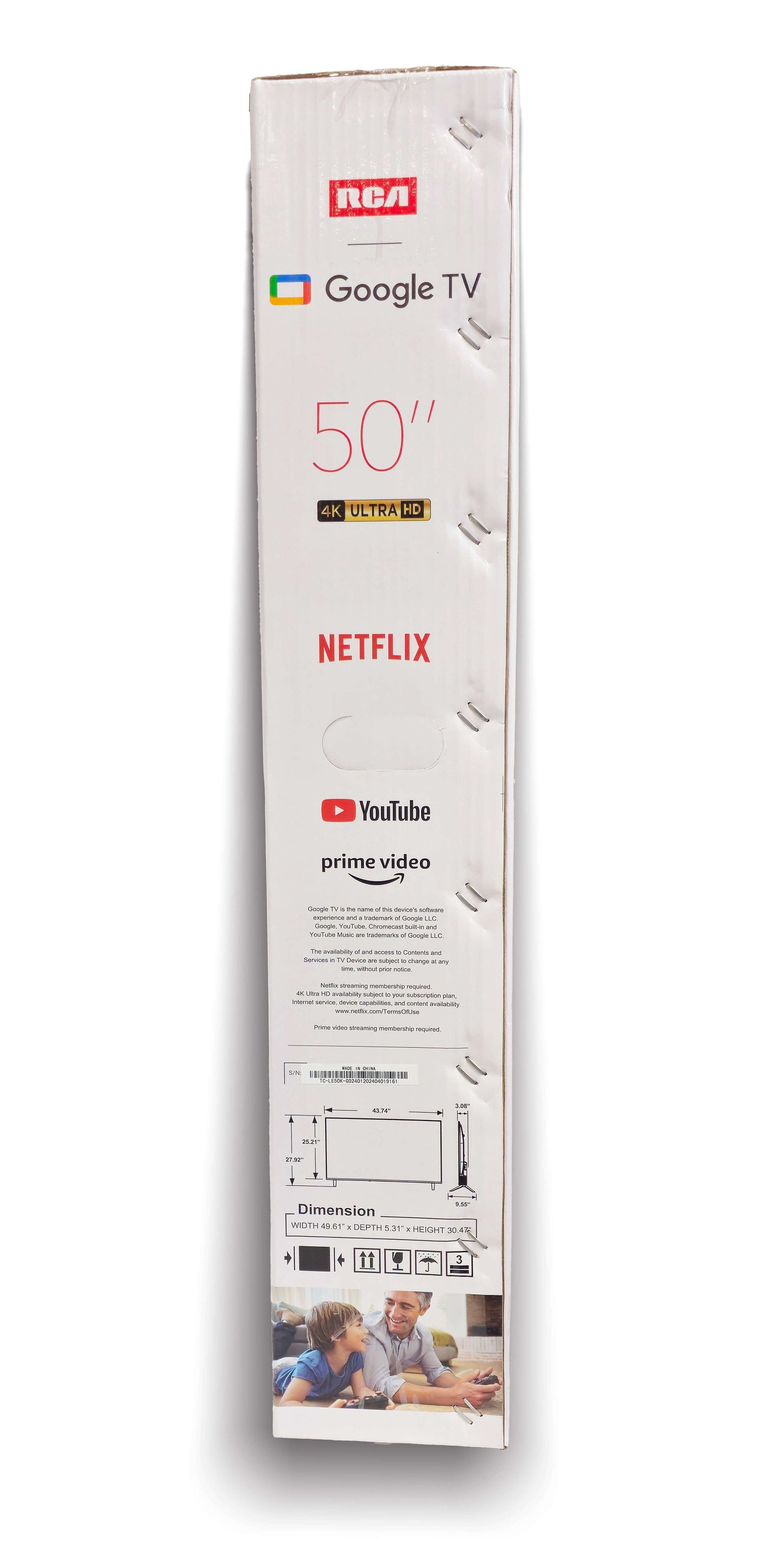 RCA 50" (4K) UHD Smart LED TV (TC-LE50K-GO2401) Google TV