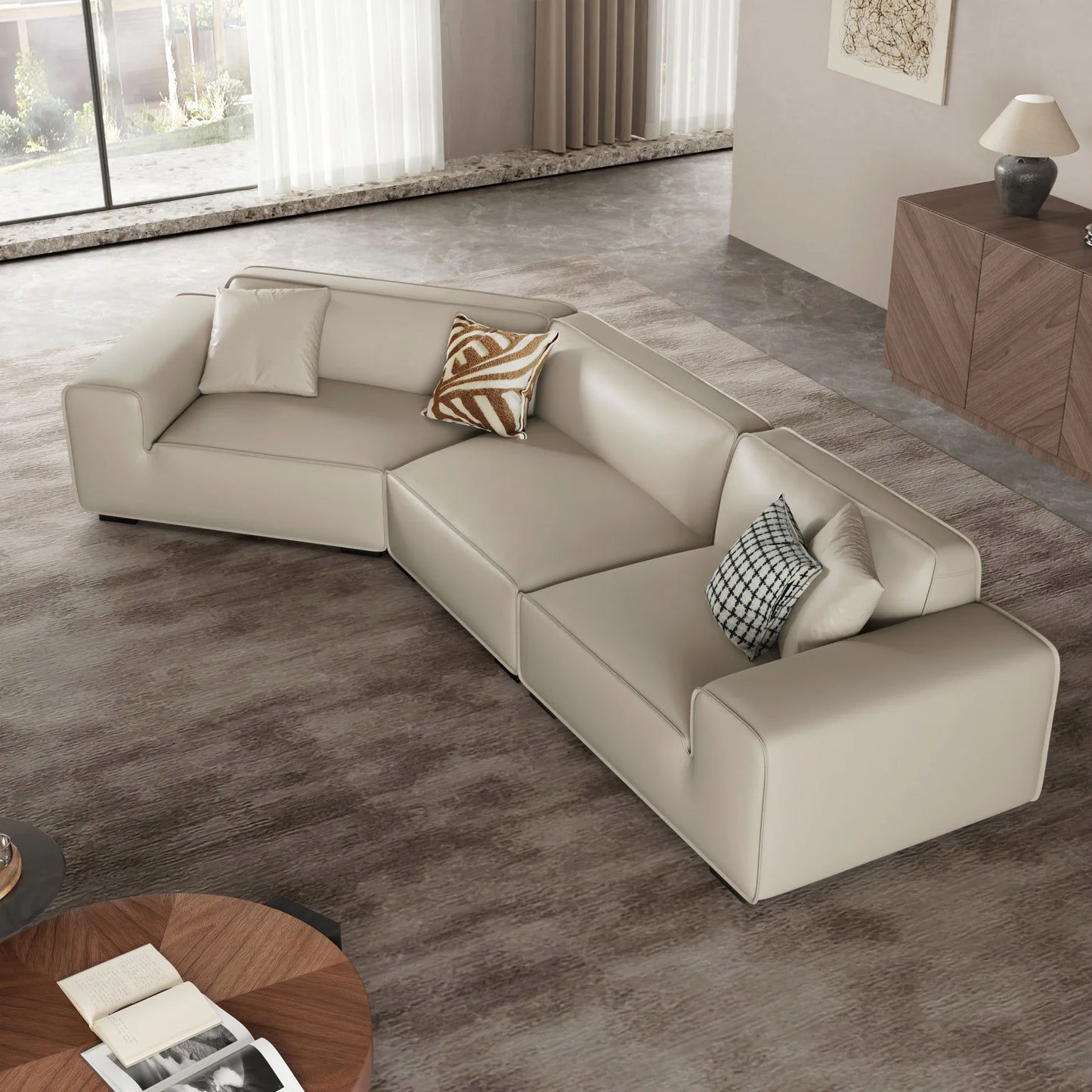 Domus Curved Sofa