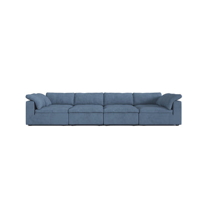 Tender Wabi Sabi Sofa Bed-Blue-165.4"