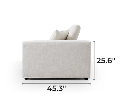 Serrat Beige Performance Fabric Sofa