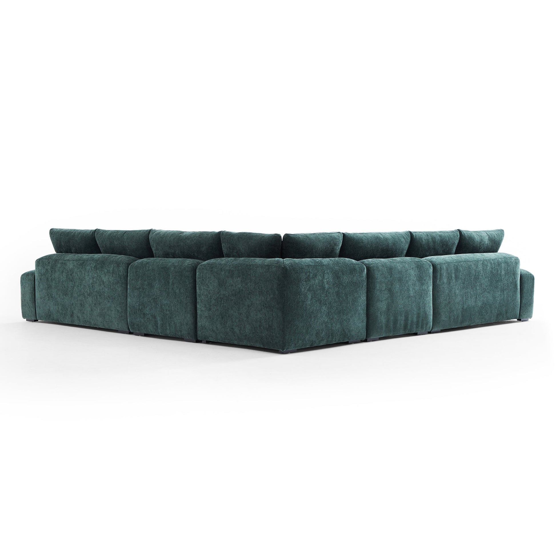 The Empress Green Corner Sectional-Green-144.9"