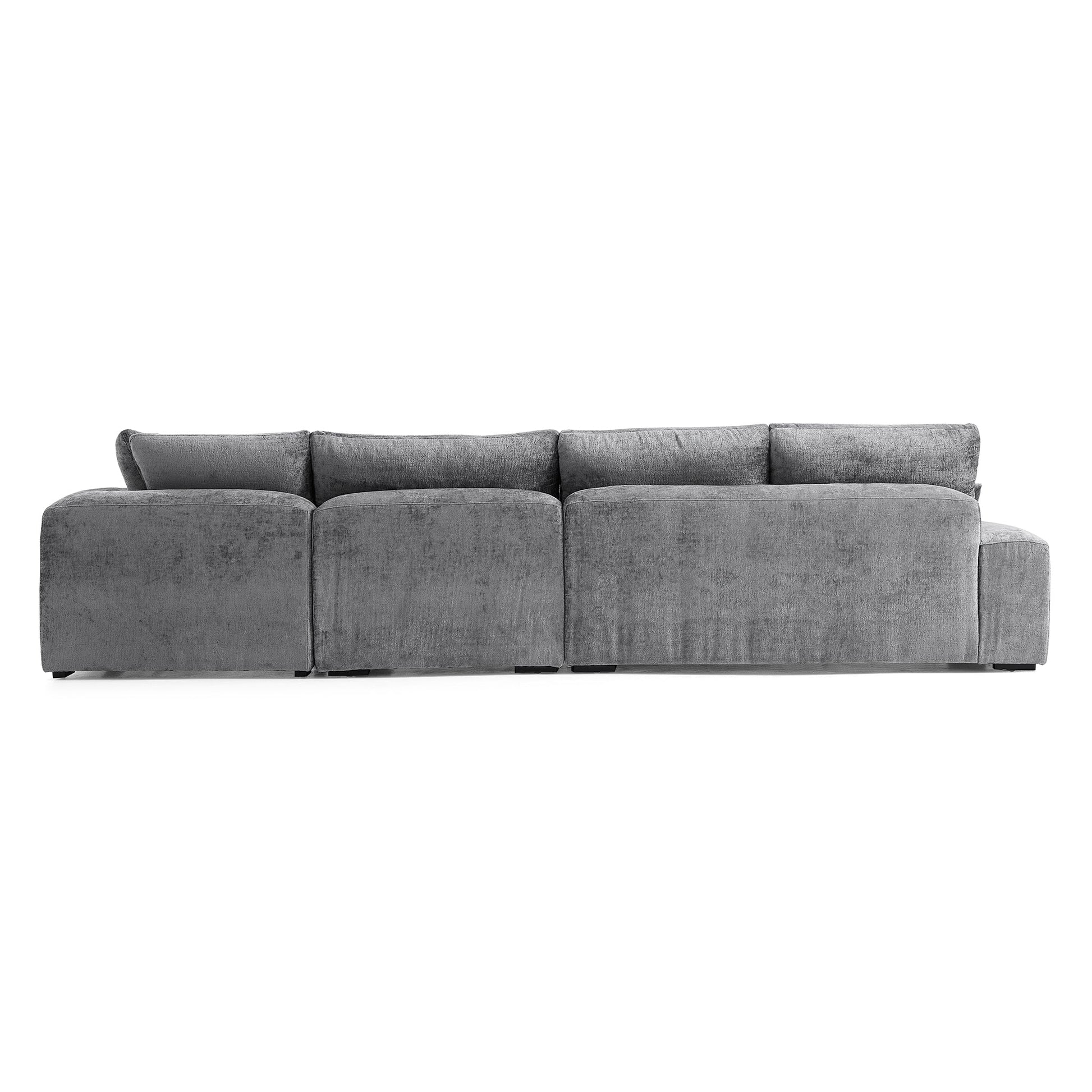 The Empress Beige Sofa-Gray-175.6"