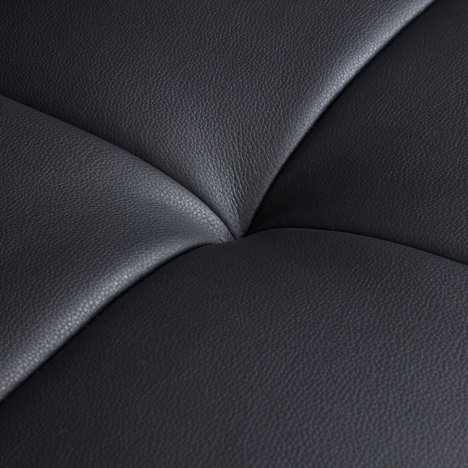 Anorea Contemporary Minimalist Sofa-Black