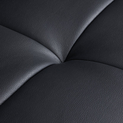 Anorea Contemporary Minimalist Sofa-Black